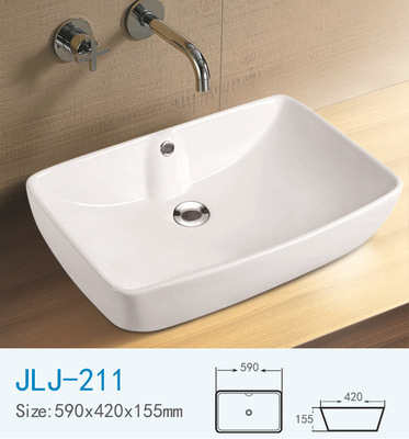 衛浴潔具新選擇 吉麗嘉潔具白色藝術盆，廠家直銷與OEM服務盡在阿里巴巴